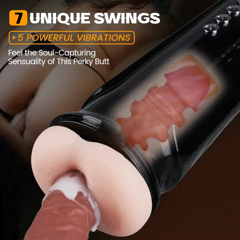 Flapper - Lifelike Hips Swinging Squeezing Sucking Vibrating Male Stroker