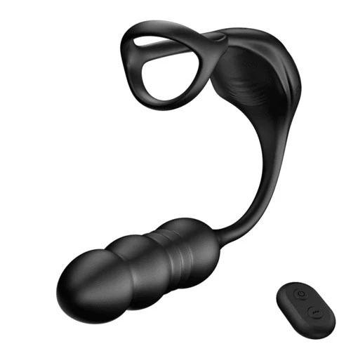 Tarzanee - 9 Thrusting & Vibrating Wearable Prostate Massager with Cock ring