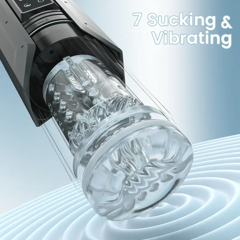 King - 100% Waterproof 4 IN 1 Automatic Masturbation Cup for Men