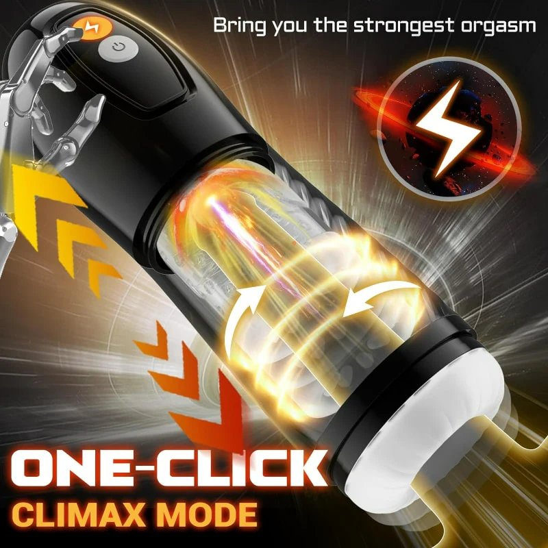 Aiden 9 Thrusting & Rotating Masturbator Adult Sex Toys For Men