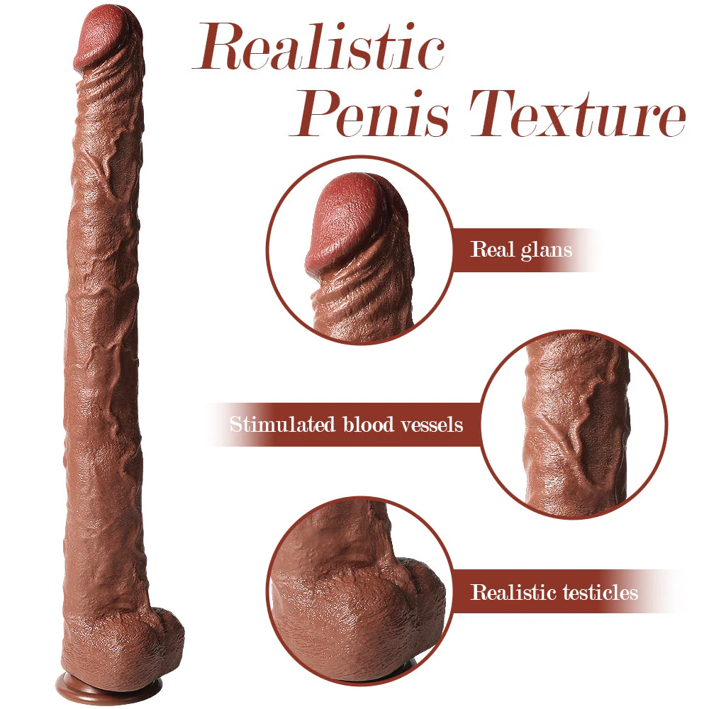 Buder -  Long Big Dildo for Beginners and Experienced Players 22.04 Inches