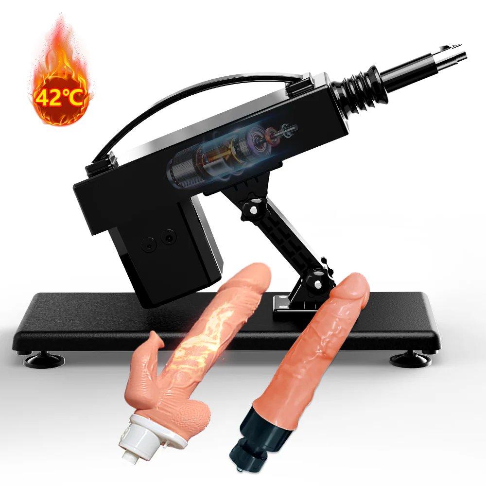 Tarzanee - Automatic Heating Swinging Vibrating Sex Machine with Dildo 14.6 Inch