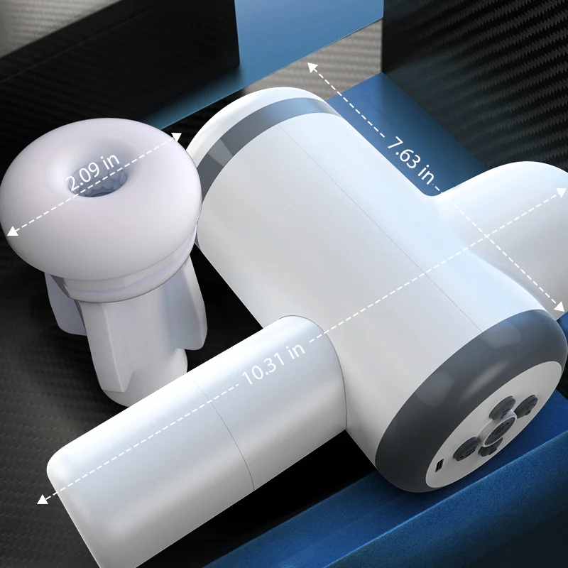 Tarzanee - Automatic Lubrication 8 Thrusting & Sucking Handheld Male Stroker