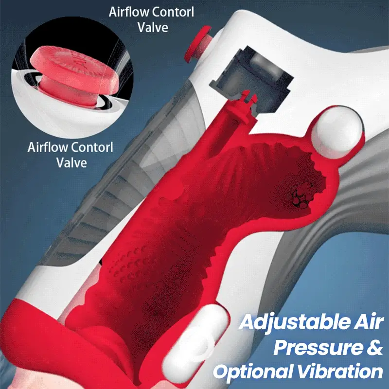 Tarzanee - Leten 10 Vibrations Deep Throat Air Control Vacuum Sucking Blowjob Masturbator Male Stroker