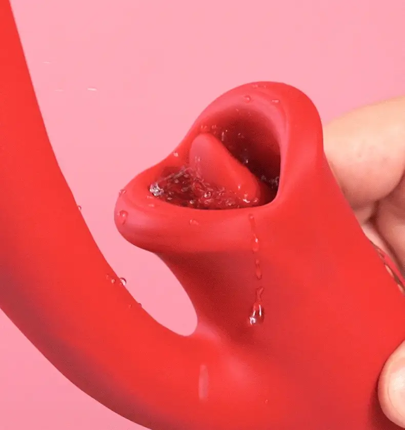Tarzanee-Shaped Biting Soother with Vibration & Flapping