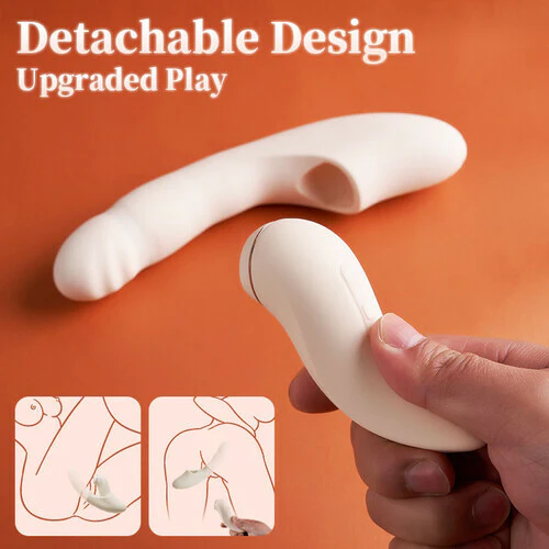 Tarzanee - 4 IN 1 APP Control Thrusting Sucking Heating G-spot Vibrators Detachable Stimulator