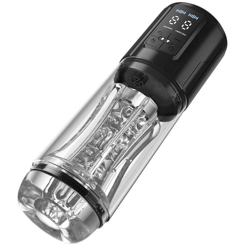 Iron Man - 9 Vibration & Sucking Automatic Blowjob Male Stroker