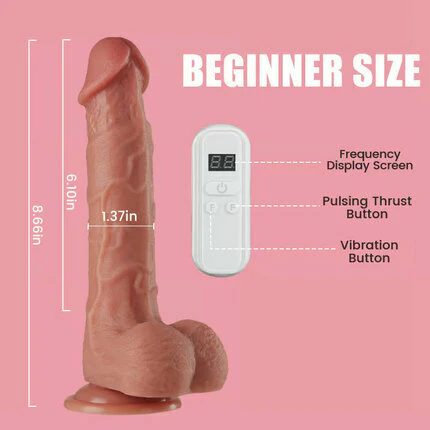 Tarzanee - Thrusts Vibration Dildo 8.66 Inch