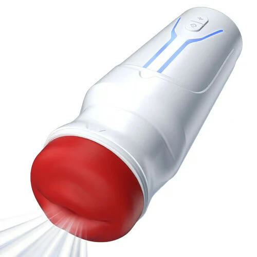 Soren - City Lights Red Sucking Mouth Vibrating Male Stroker