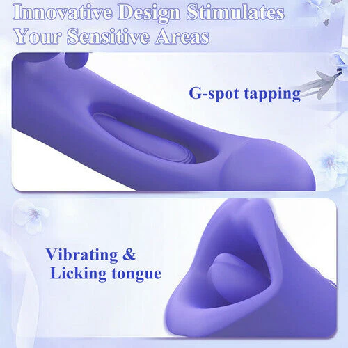 Tarzanee - Clit Nipple Anal Stimulation Rabbit Licking Vibrating Flapping 4 IN 1 Stimulator