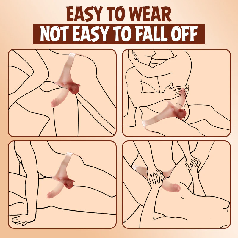 Nolan - Strap-on Dildo Silicone Wearable Hollow Dildos Panties With 7.48''  Realistic Penis