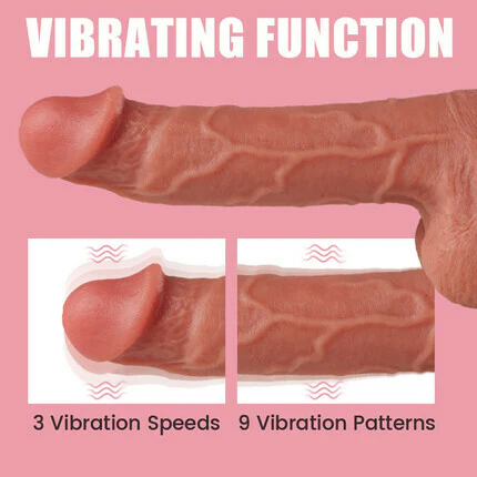 Tarzanee - Thrusts Vibration Dildo 8.66 Inch
