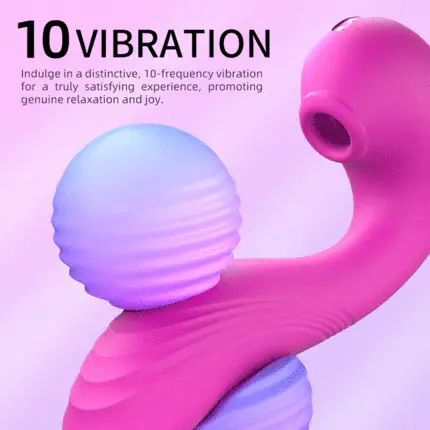 TRIPLE AROUSAL Clitoral Sucking 5 Licking 10 Vibrating Vibrator
