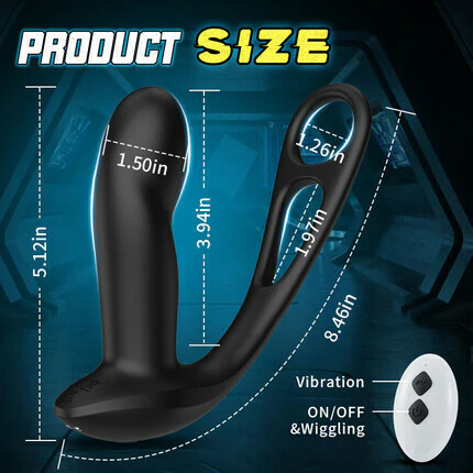 Tarzanee - Vibrating Wiggling Prostate Massager