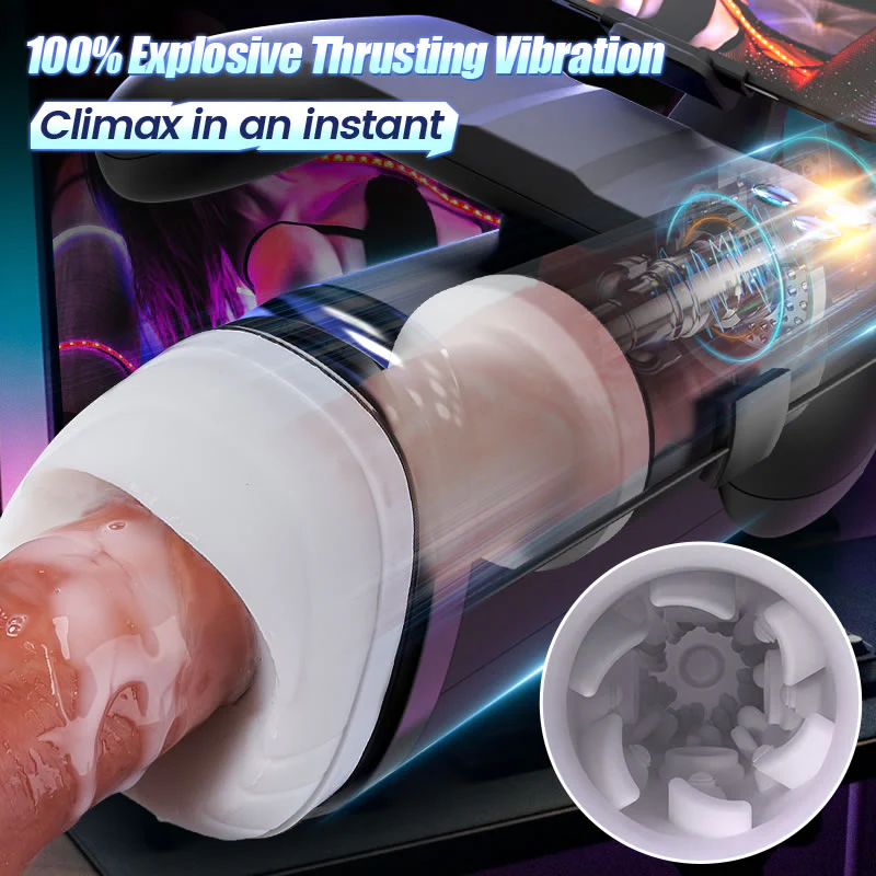 Turbo - Thrust 10-Mode Stroker �C Interactive Gamepad Design with Adjustable Phone Stand