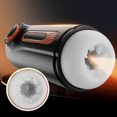 Chris-6 IN 1 10 Vibrating & Thrusting with 4 Sucking Automatic Knob Adjusting Male Masturbator