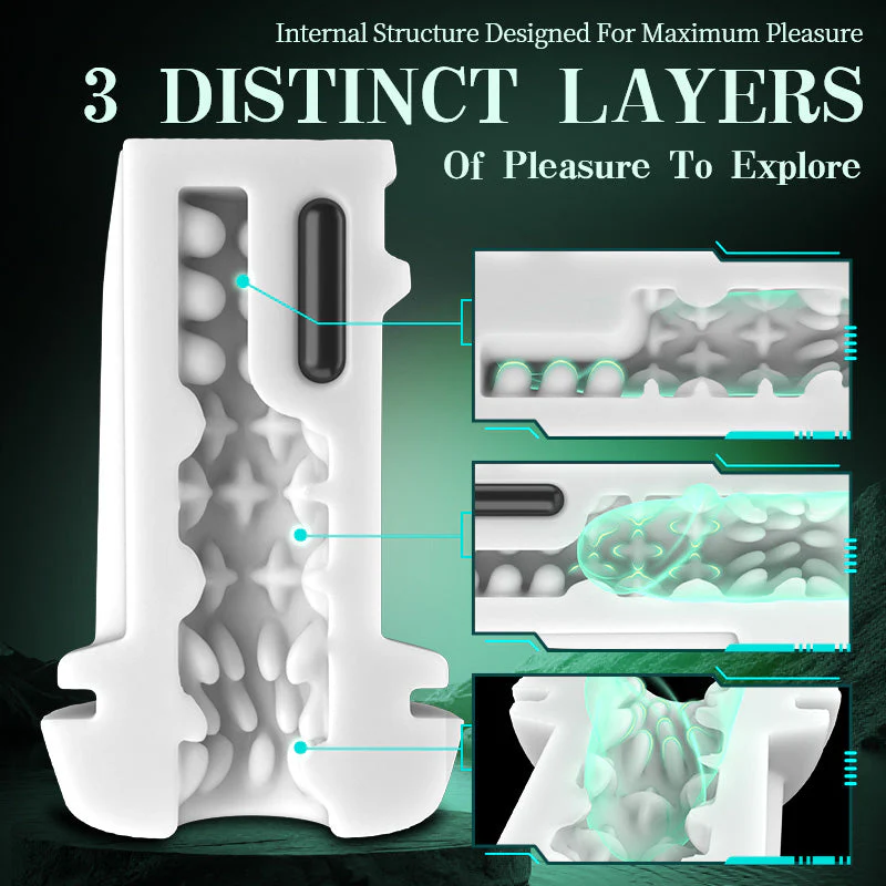 SolaceX - Intense Suction & Vibration Pleasure Male Stroker Masturbator