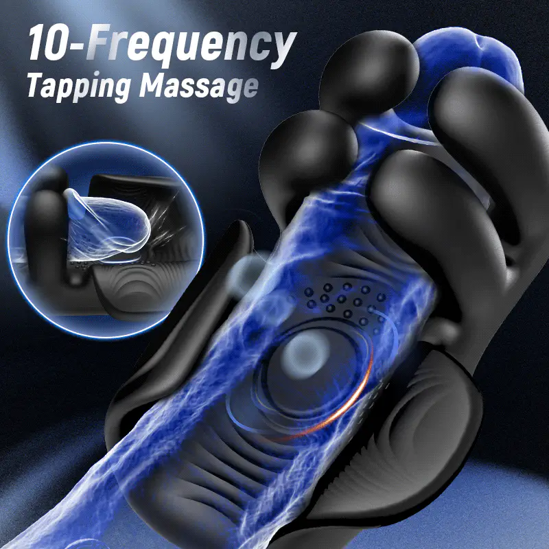 Tarzanee - Evans 10 Pinch Beating Finger Vibrations Penis Vibrator Male Glans Trainer
