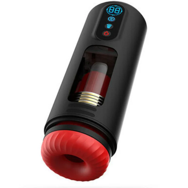 Tarzanee - 9 Telescopic Vibration Sucking Heated Aircraft Male Stroker