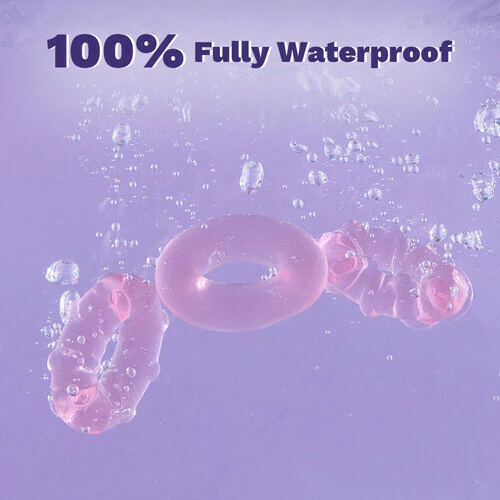 Tarzanee - 3-Piece Set Cock Rings High-Elasticity Tpe Rings For Male Pleasure