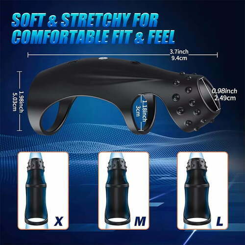 Tarzanee - 10 Vibrating Cock Ring with G-spot Stimulation and Remote Control