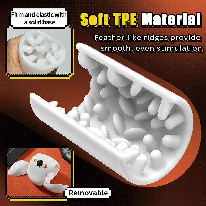 Tarzanee - Electric Male Masturbator with Rotating Piston, Glans Vibration & Testicle Massage