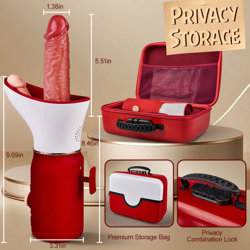 Lover����Multifunctional 6-in-1 Penis Gun Machine, Exquisite Gift Box Packaging