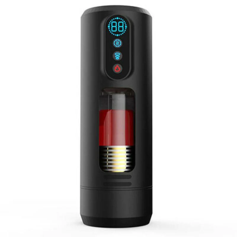 Tarzanee - 9 Telescopic Vibration Sucking Heated Aircraft Male Stroker