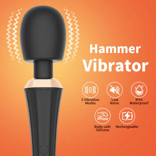 Tarzanee - 5 Frequency 3 Speed Full Body Massage Wand Vibrators