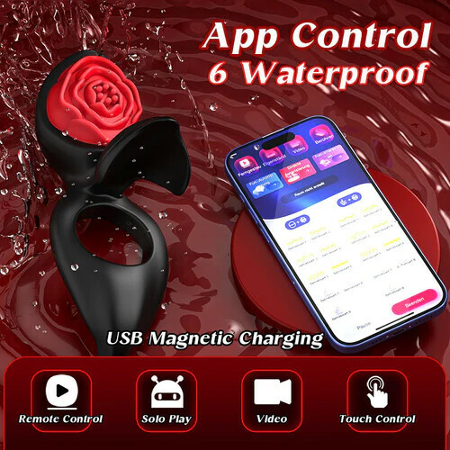Tarzanee - Wizard APP Control 7 Vibrating Cock Ring