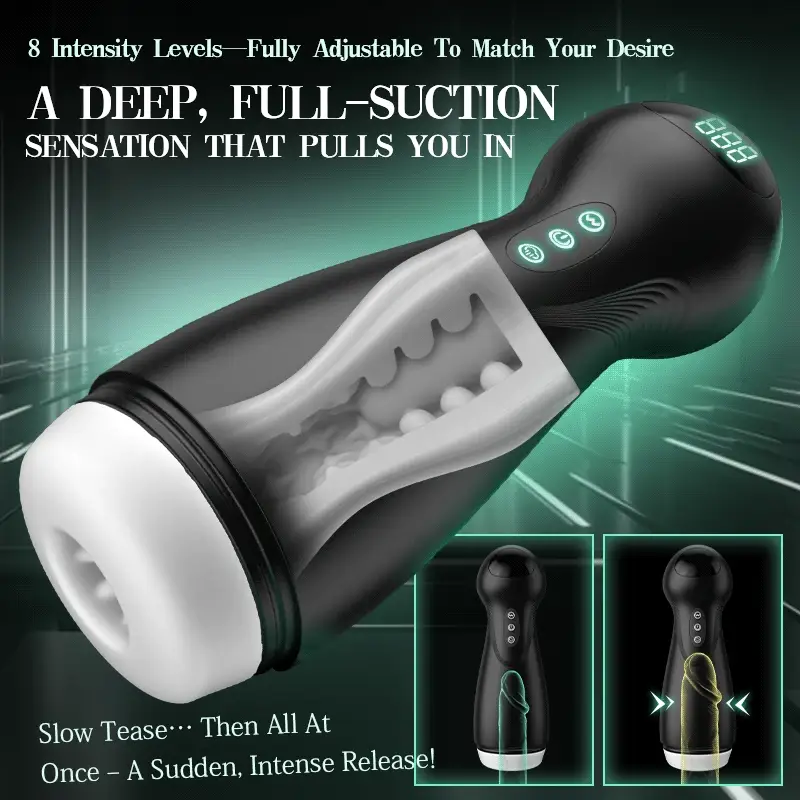 SolaceX - Intense Suction & Vibration Pleasure Male Stroker Masturbator