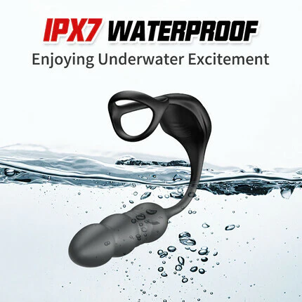 Tarzanee - 9 Thrusting & Vibrating Wearable Prostate Massager with Cock ring