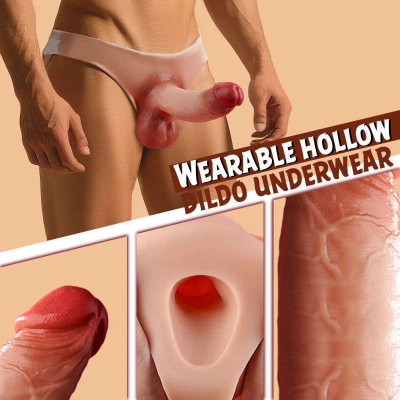 Nolan - Strap-on Dildo Silicone Wearable Hollow Dildos Panties With 7.48''  Realistic Penis