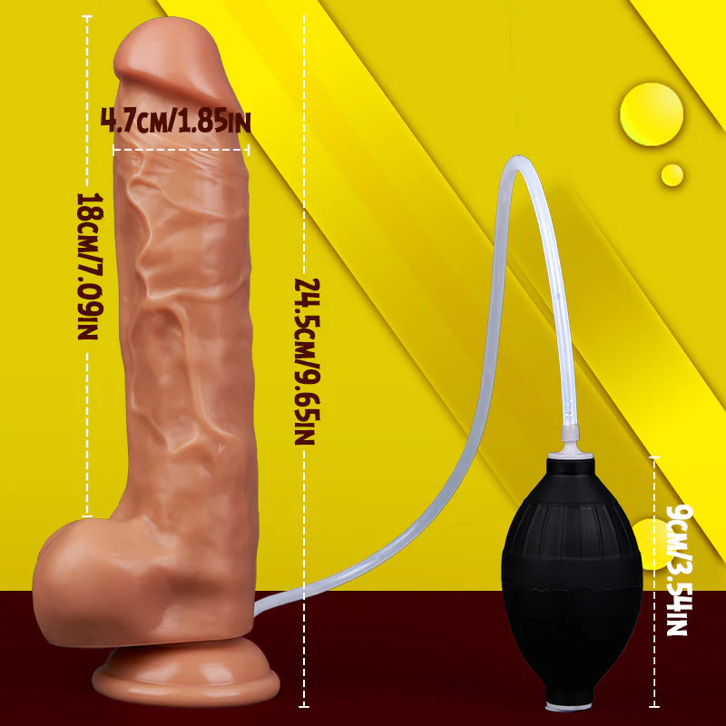 The Water-Spraying Dildo That Simulates Ejaculation Can Be Inserted into 7.09 Inches