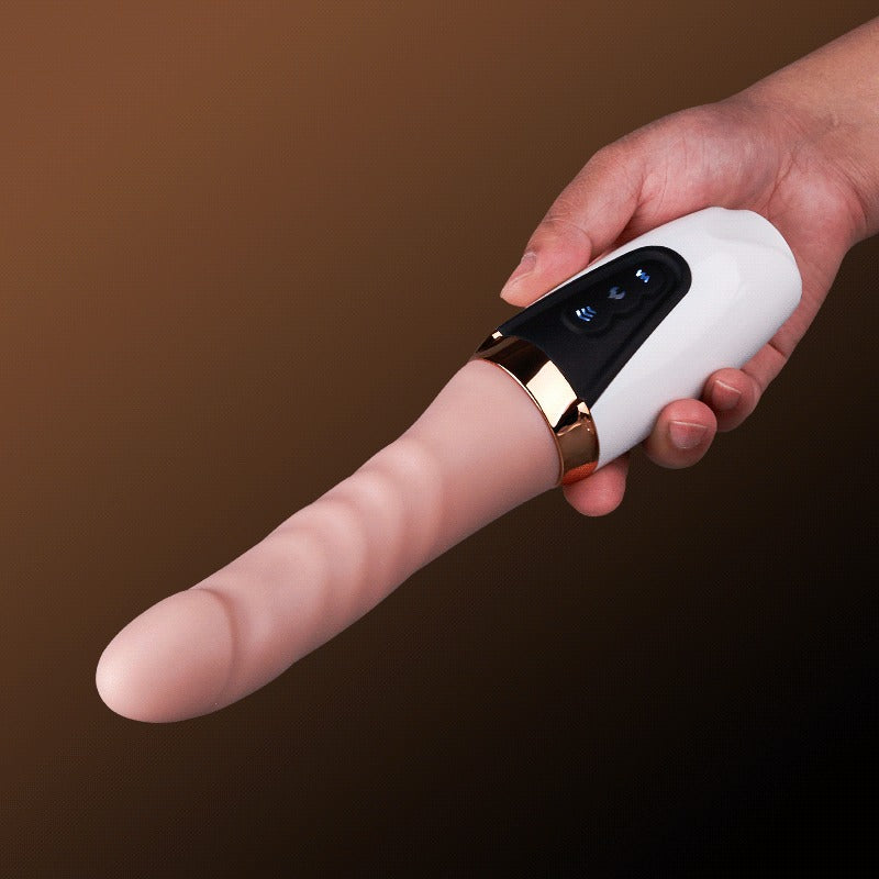 Sex Machine 6.38 IN Thrusting Dildo Vibrator with Heating