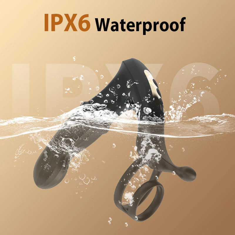 Tarzanee - Thrusting Prostate Massager With Double Cock Rings