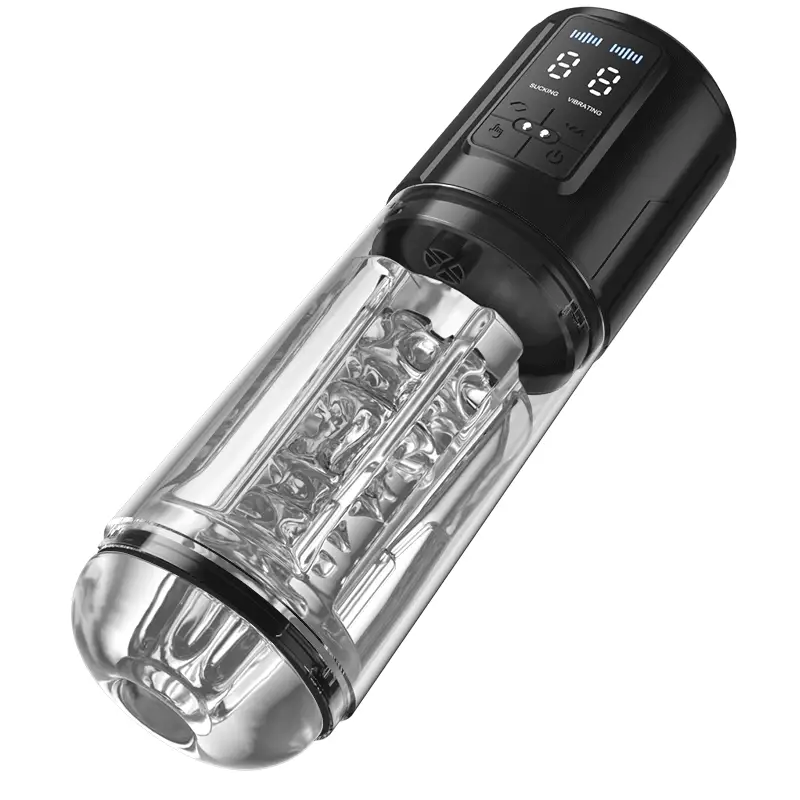 Iron Man - 9 Vibration & Sucking Automatic Blowjob Male Stroker