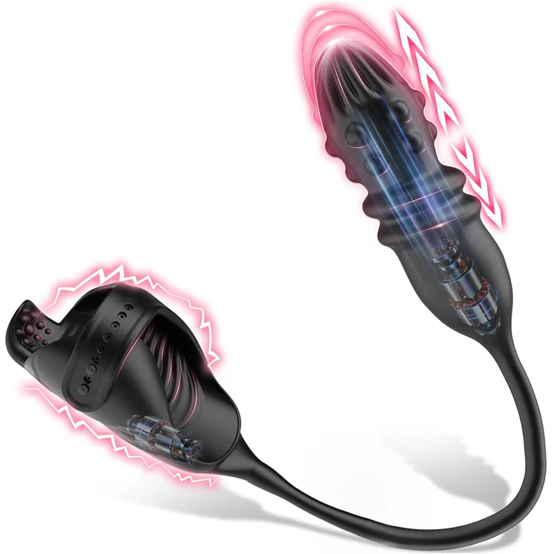 Tarzanee �C Thrusting & Vibrating Glans Trainer for Intense Penis and Anal Stimulation