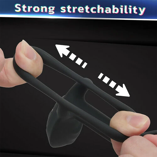 Tarzanee - Couple Use APP Control 10 Vibrating Male Silicone Penis Ring