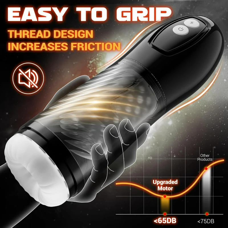 Aiden 9 Thrusting & Rotating Masturbator Adult Sex Toys For Men