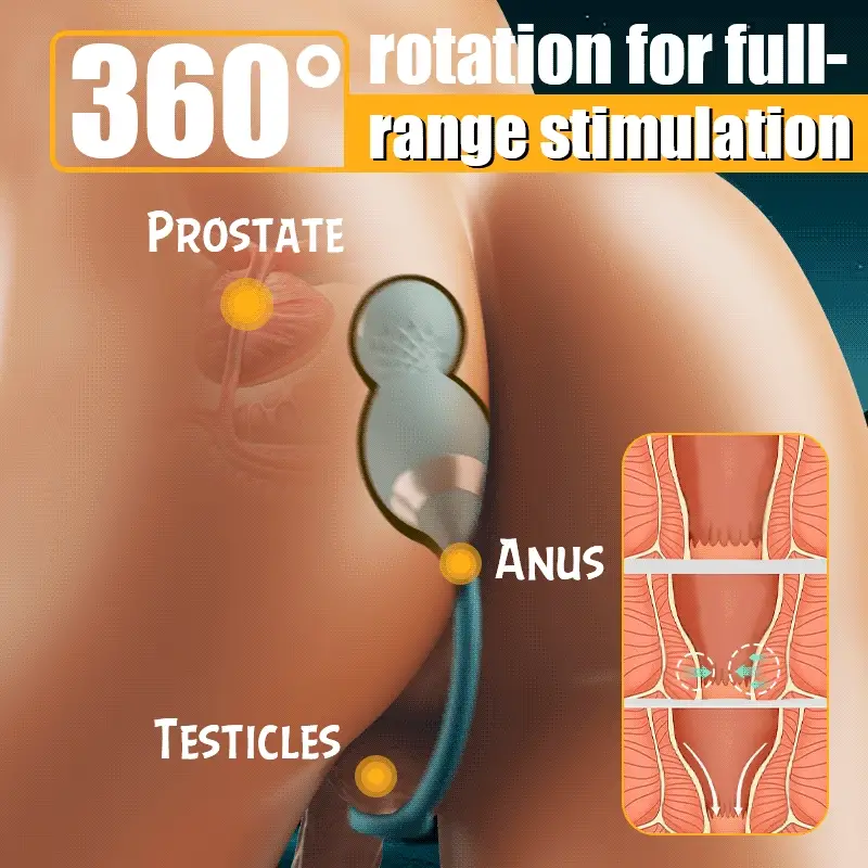 Clara - Rotating Clitoral Vibrator & Prostate Massager for Couple