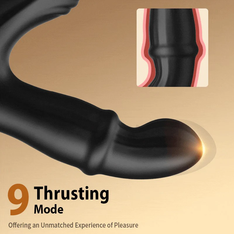 Tarzanee - Thrusting Prostate Massager With Double Cock Rings