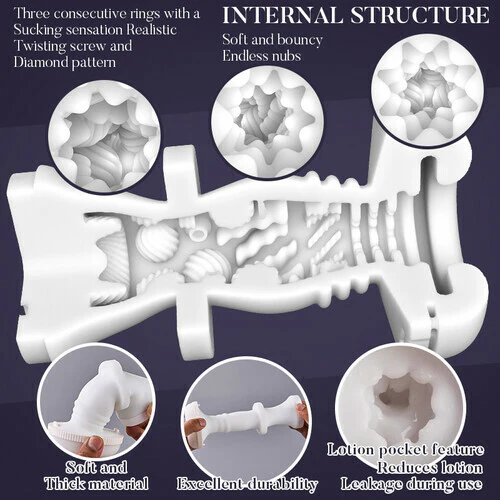 Tarzanee - Purple Driver 7 Thrusting Stable Belt Design Male Stroker Masturbator Adult Toy