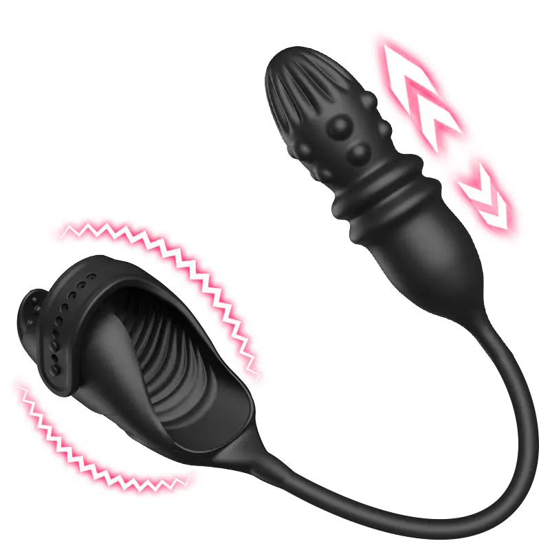 Tarzanee �C Thrusting & Vibrating Glans Trainer for Intense Penis and Anal Stimulation