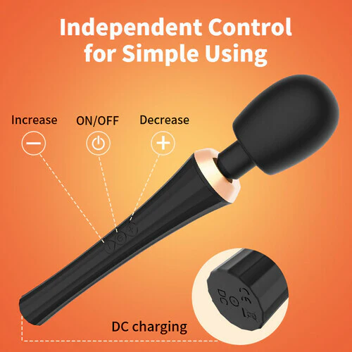 Tarzanee - 5 Frequency 3 Speed Full Body Massage Wand Vibrators